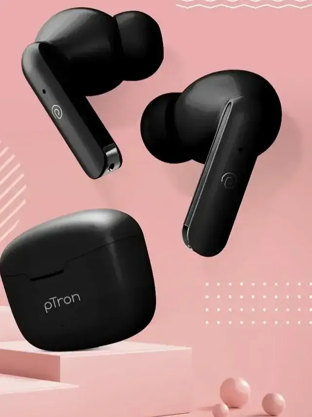 pTron Bassbuds Duo in-Ear Bluetooth 5.1 Wireless Headphones